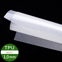 2020 latest tpu table mat odorless transparent frosted waterproof oilproof tablecloth student eco friendly table protector
