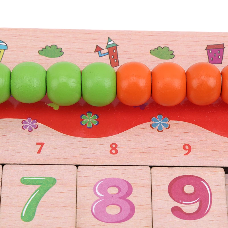 Обучающее обучение по методике Монтессори, деревянная математическая фотография для детей, обучающее оборудование, геометрические игрушк... от AliExpress WW