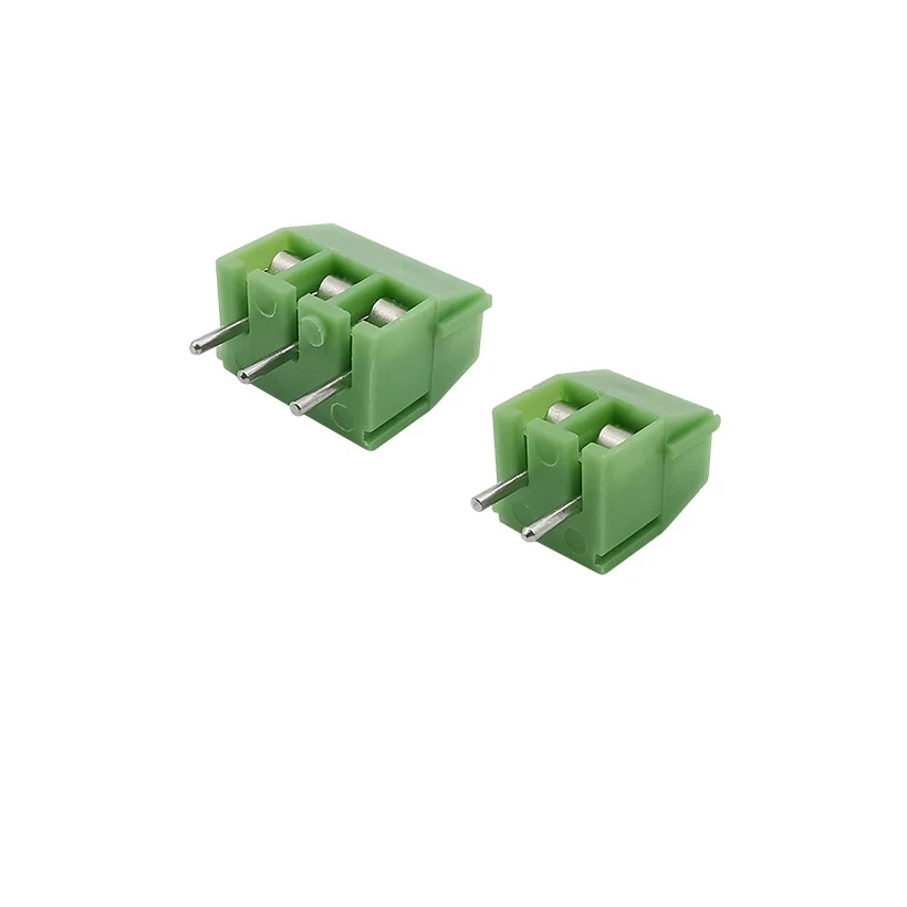 KF350 300V 10A 3.5mm Pitch 2 Pin 3 Spliceable Plug-in PCB Screw Terminal Block KF350-3.5-2P-3P Connector for 24-18 AWG Cable - купить по