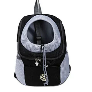 

Outdoor Pet Dog Carrier Bag Out Double Shoulder Portable Travel Backpack Pet Dog Front Bag Mesh Backpack Head Pet Supplies