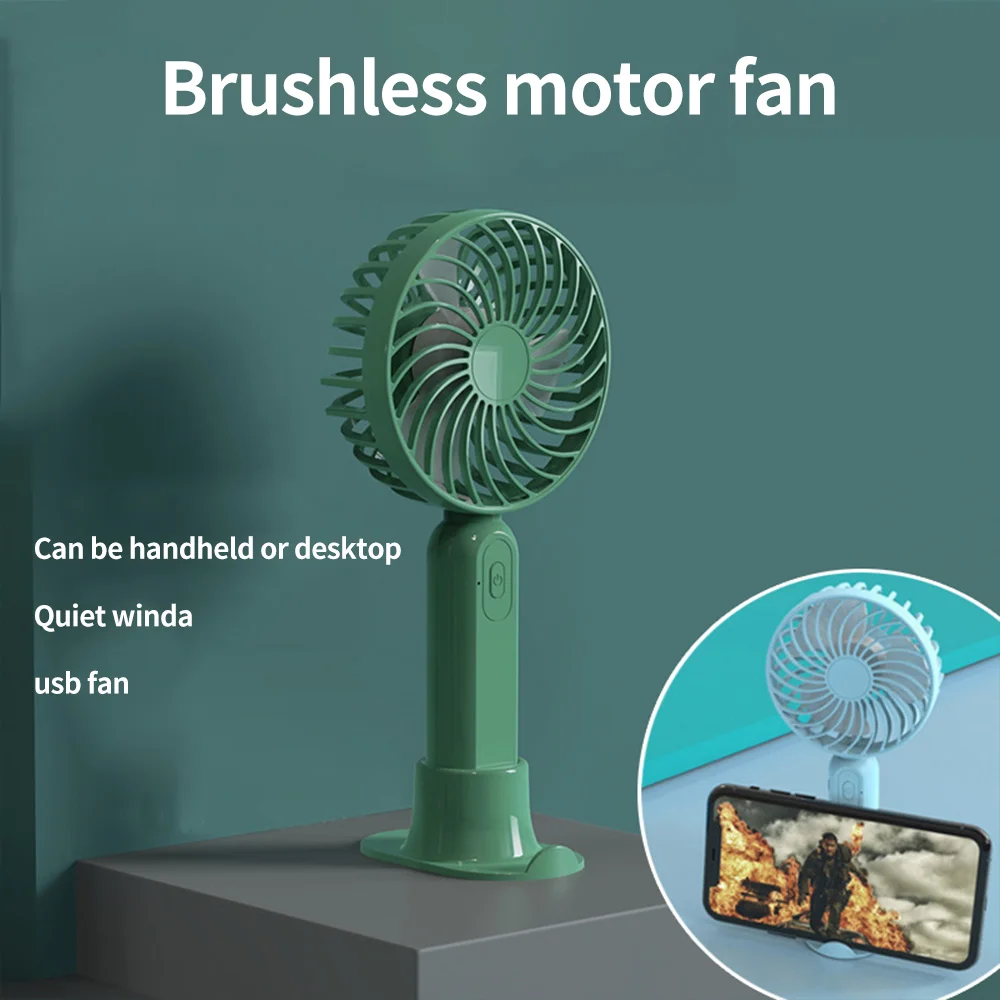 

New Fashion Simple Student Cartoon Desktop USB Outdoor Portable Fan Handheld Mini Fan