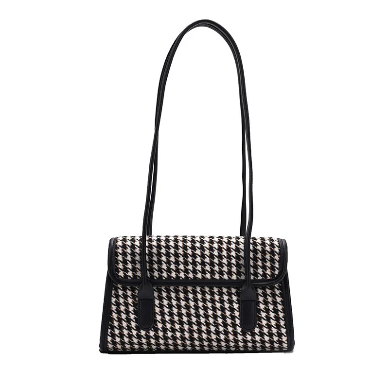 

New women's bags 2021 new trendy plaid underarm bags net red and exotic wild shoulder bags