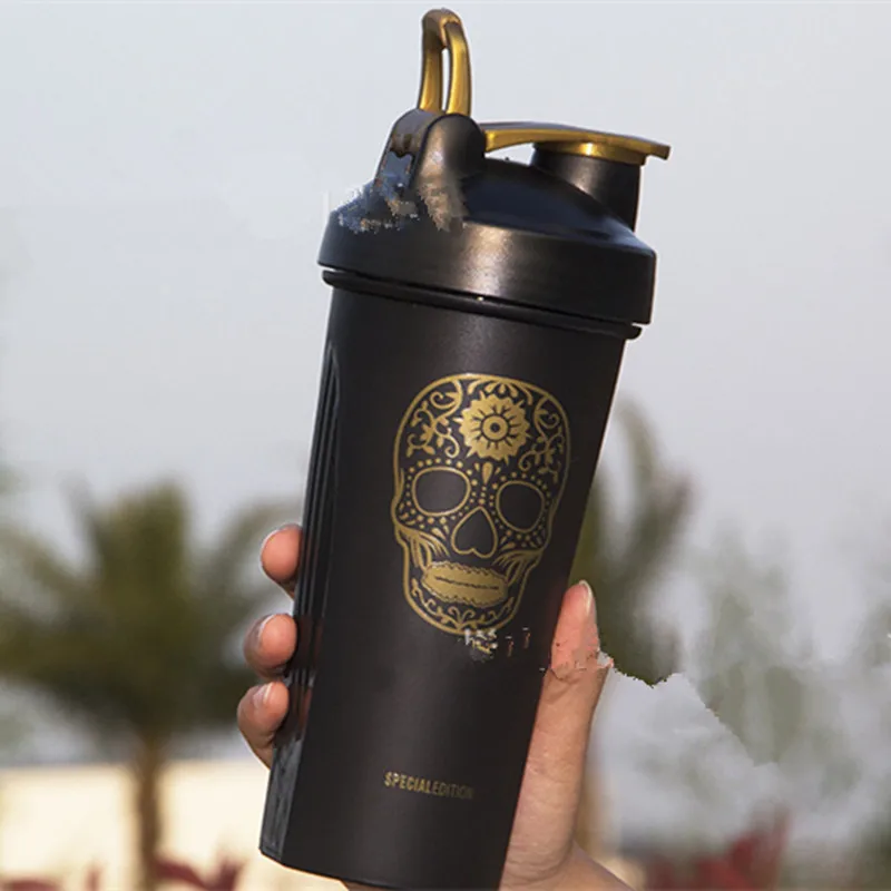 Шейкер с рисунком черепа 400/600 мл | Дом и сад