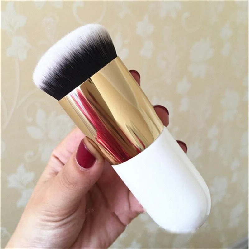 Professional Chubby Pier Foundation Brush 5Color Makeup Flat Cream Brushes Cosmetic Make-up |