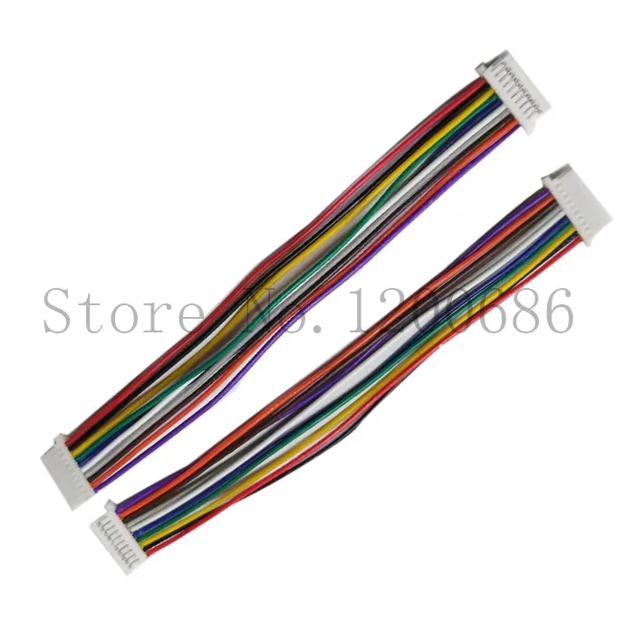 

10P 10cm 1.0 pitch double end SH 1.0 Wire Cable Connector DIY SH1.0 JST 28AWG SH1.0 same direction connector wire harness