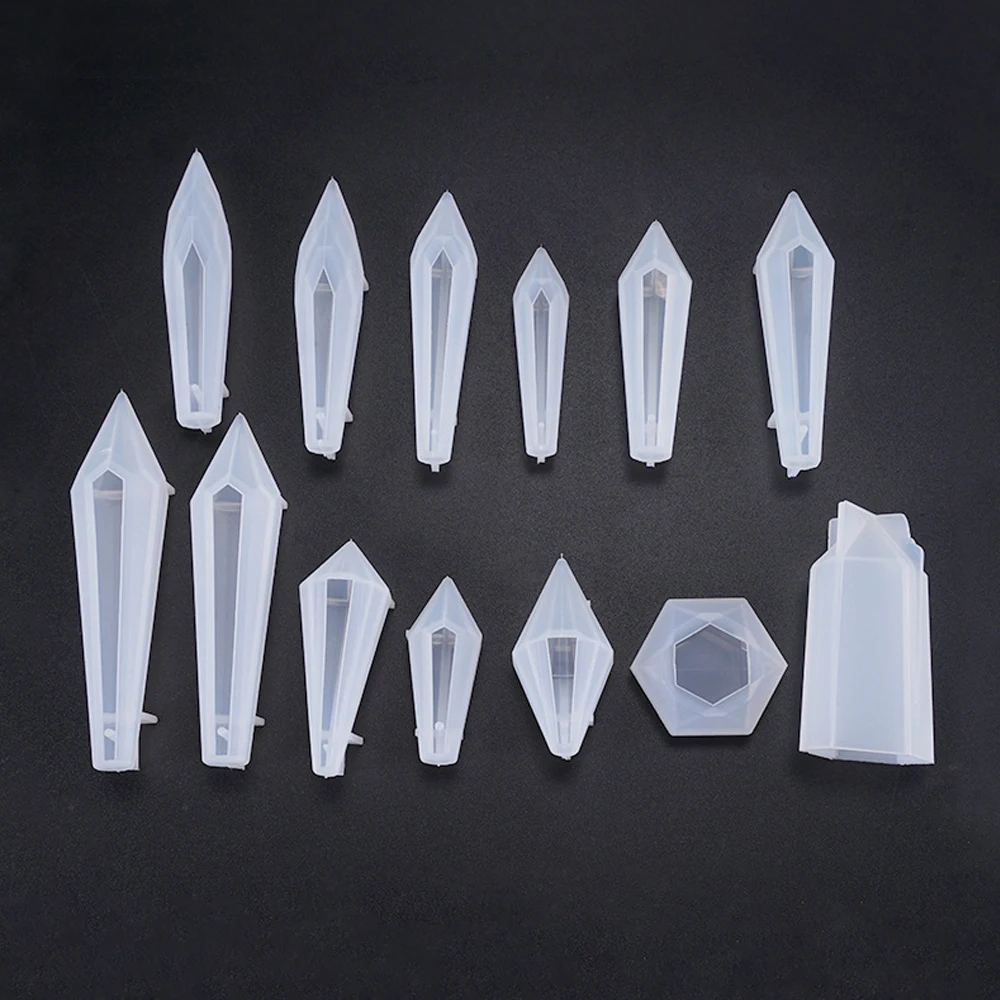 DIY Подвеска-Маятник из хрусталя Прозрачная силиконовая форма высушенные цветы