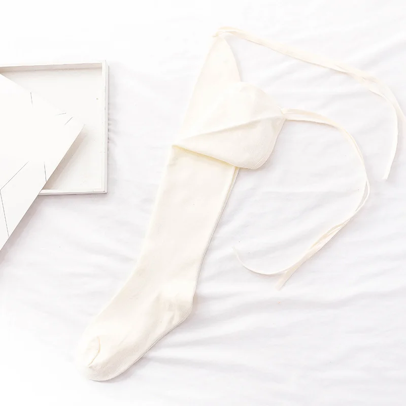 

Knee-Highs Knee Socks Female Sexy Uniform Socks Stockings Women Sexy Lolita Stockings Knee Cross Bandage Pantyhose Tight