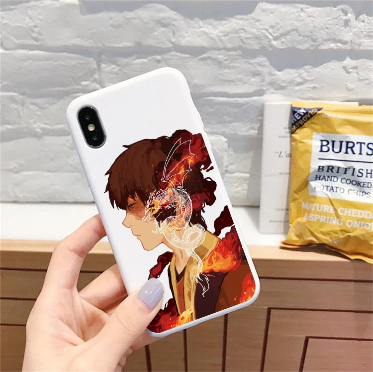 Аватар Последний Airbender цветной Мягкий силиконовый чехол для iphone 6 6S 7 7plus 8 XR