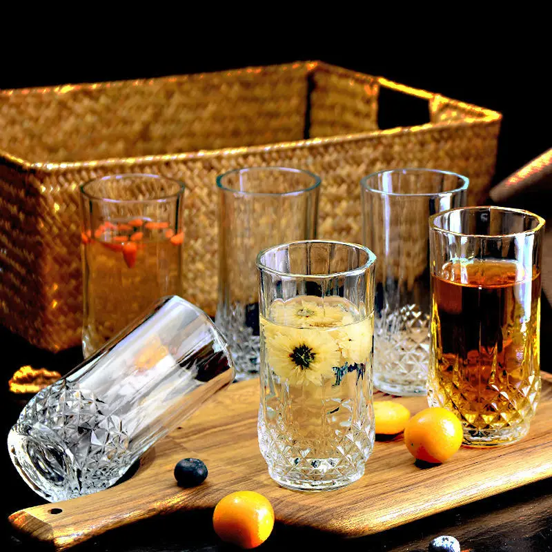 

Thicken Glass Set Tea Drink Glass Whiskey Wine Beer Drink Cup Household Drinking Cup Whiskey Glass Glass Cups Insulated Wine