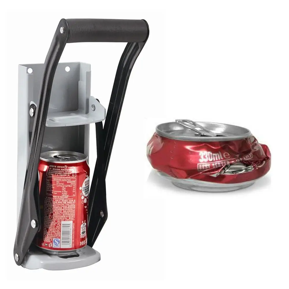 Горячая 500 мл большая пивная Жестяная Банка дробилка настенный инструмент для