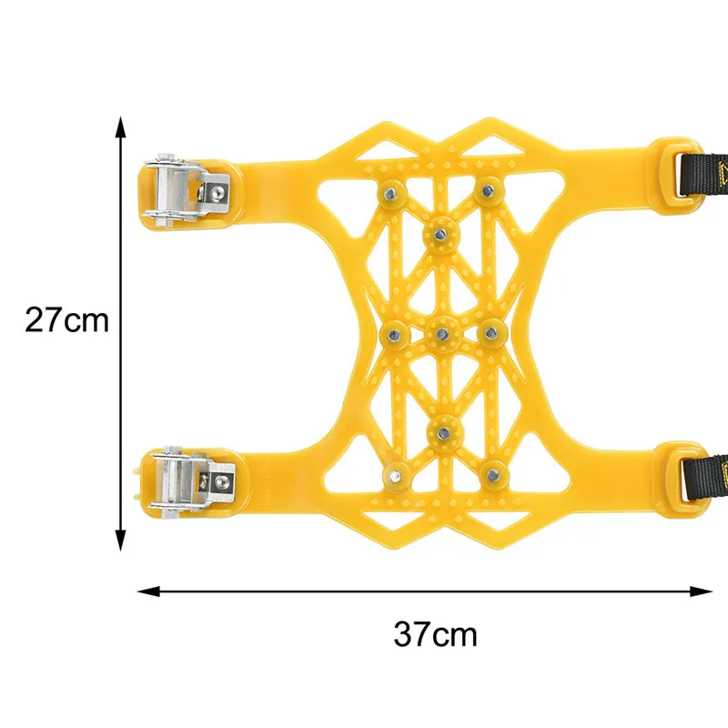 

6pcs Winter Car Tire Snow Adjustable Anti-skid Safety Double Snap Skid Wheel TPU Chains For Truck Car SUV 165-285mm New