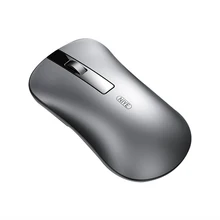 Green Color 2.4G Wireless Mouse 1600DPI Rechargeable Home Office Games Available Laptop Computer Portable Bluetooth Metal Mouse