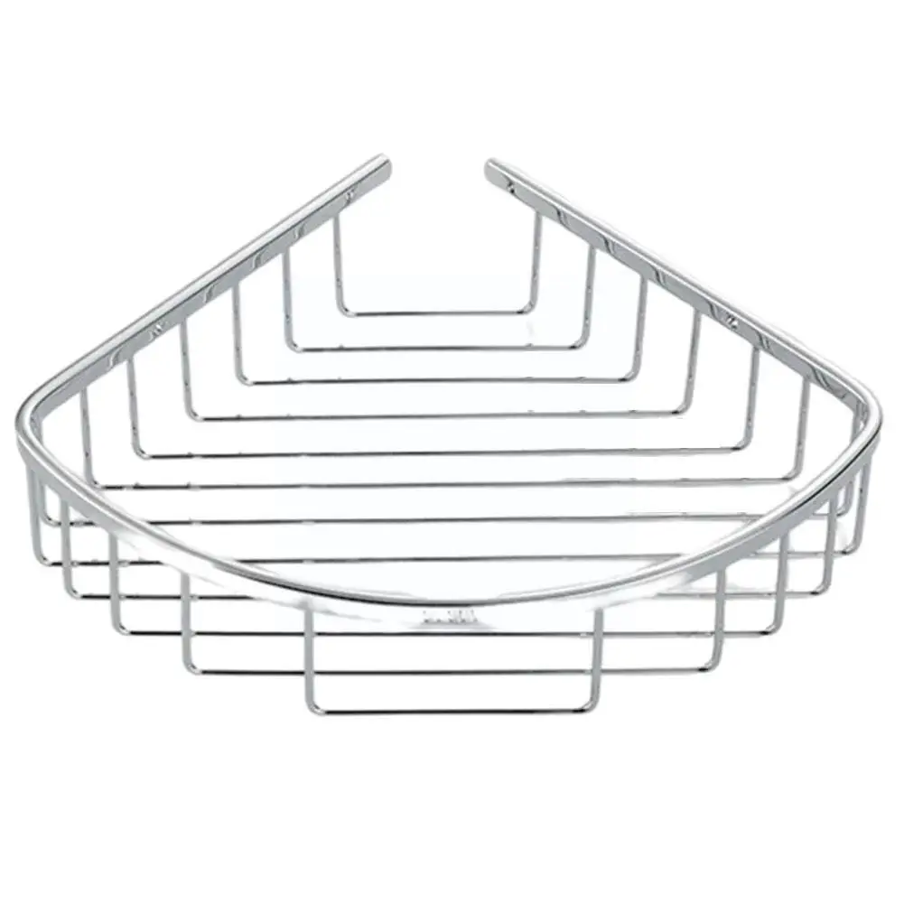 

Toilet Basket Perforation-free Dual Purpose Corner Cosmetic Single/double Wall Toilet Storage Hanging Corner Shelf V4j9