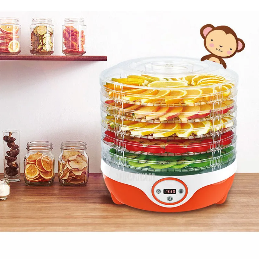 

Mini 5 Layer Food Dehydrator Household Snacks Fruit Vegetable Dehydration Drying Machine Small Pet Food Dryer 200W 220V