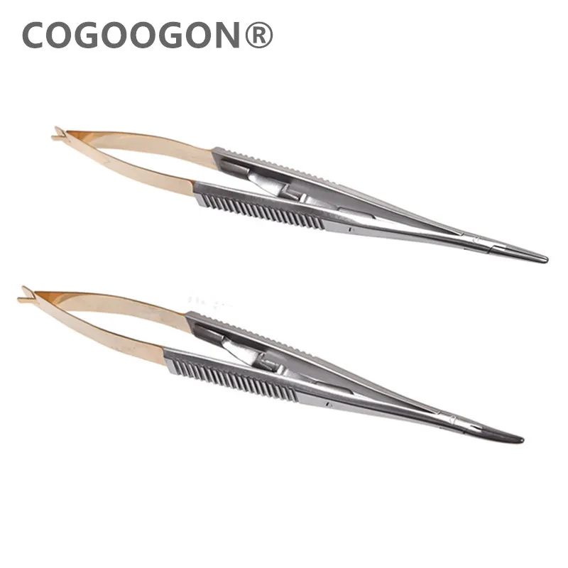 1 Pcs Surgical Dental Orthodontic Implant Castroviejo Needle Holders 14cm CE Tool / Straight / Curved for choose