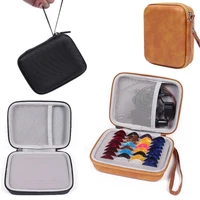 guitar pick holder case eva velvet portable plectrum anti dust storage bags waterproof hard shell guitar accessories pouch