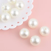 simulation pearl chain diy bag accessories phone case handmade pearl chain necklace hairpin multiple size replacement pearls