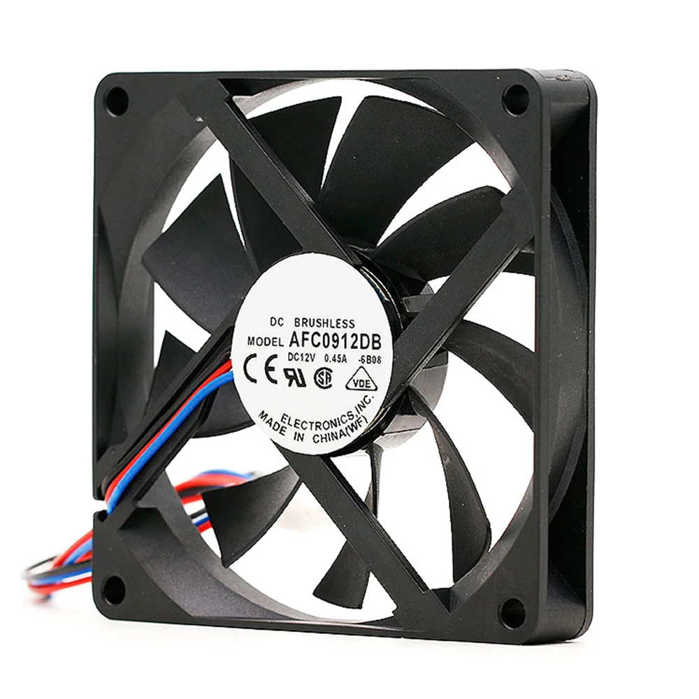 Бесщеточный вентилятор охлаждения с двумя шариками 12 В а для замены ЦП Delta AFC0912DB