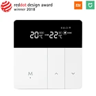 Умный термостат MIJIA с Wi-Fi, регулятор температуры для электрического напольного газового котла, отопления, управление через приложение MI Home