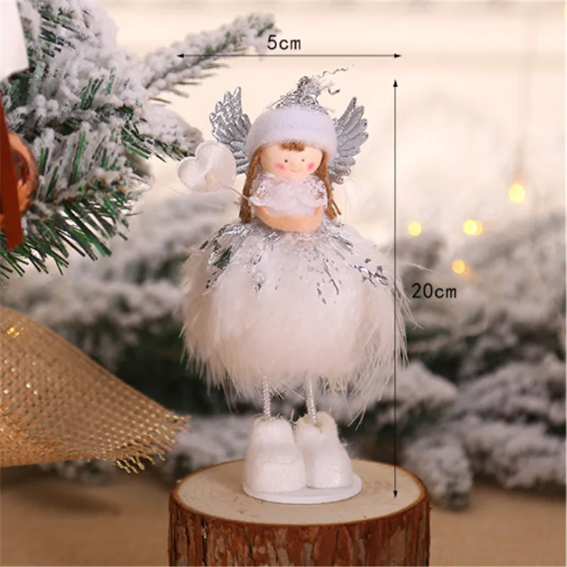 Украшения для рождества милый ангел кукла Рождественская елка украшения дома