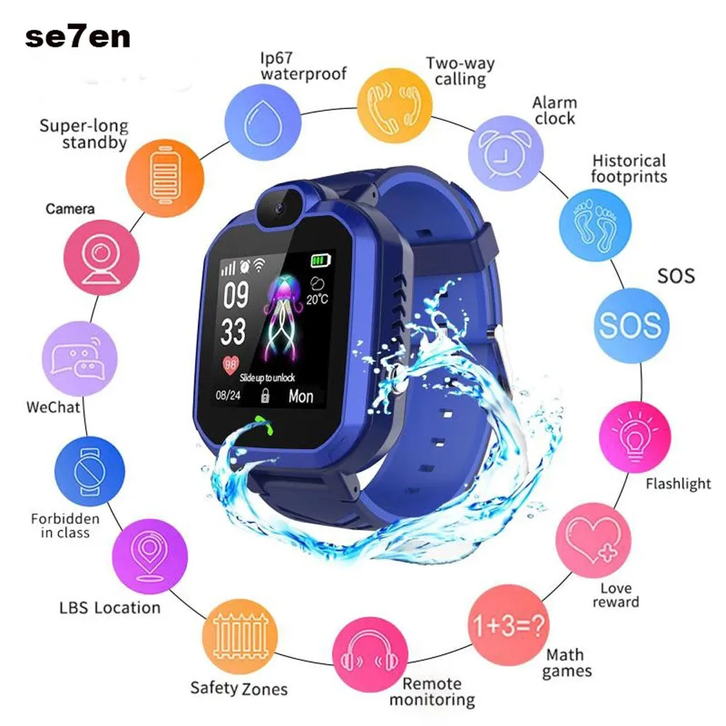 Для samsung galaxy watchDS69 Blueteeth sim-карта Смарт-часы с камерой ребенок с gps httpKids часы для телефона для samsung Watch 46 мм