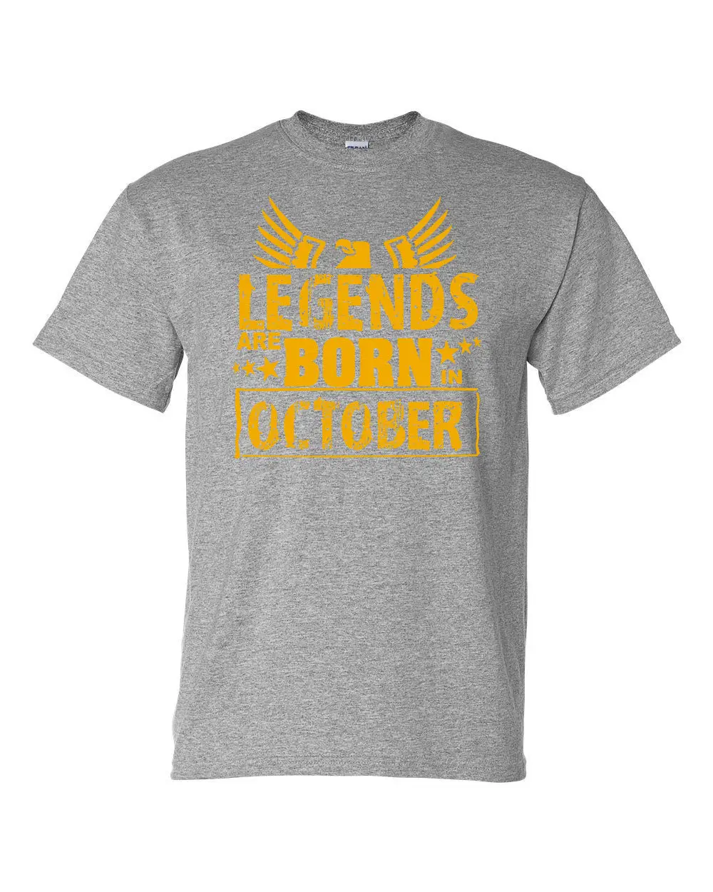 

New High Quality 2018 Short Sleeves Cotton T Shirt Legends Are Born In October Sale 100 % Cotton T Shirt