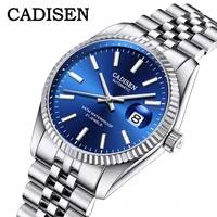 cadisen men mechanical watch top brand luxury automatic watch business stainless steel waterproof watch men relogio masculino