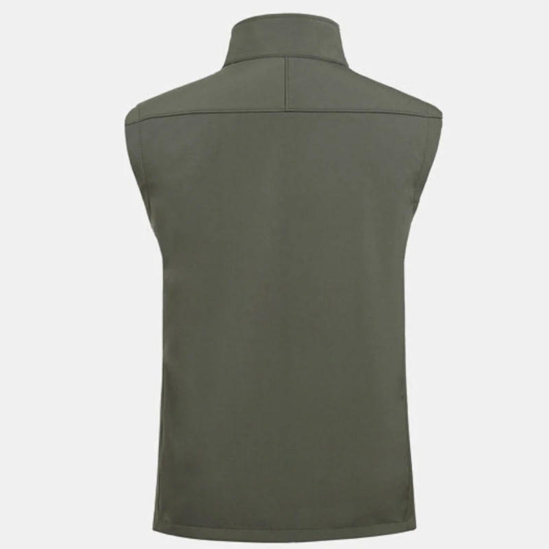 Мужская Весенняя Водонепроницаемая жилетка с флисовой подкладкой теплая куртка