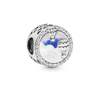 7 Authentic 925 Sterling Silver Pink heart charms Beads Fit Original Charms Bracelet Jewelry - Color: 7