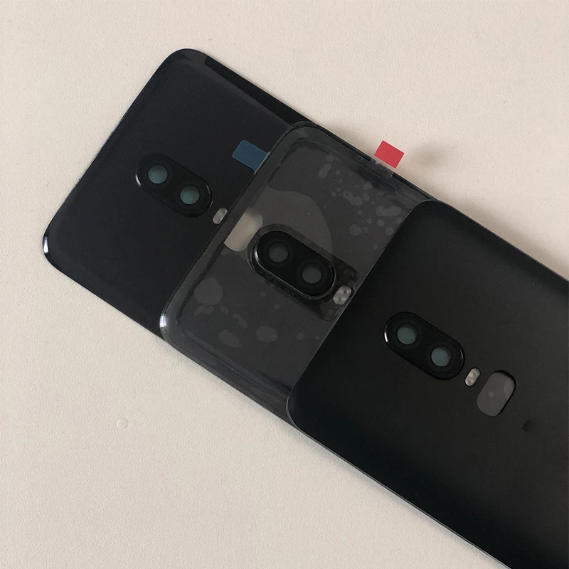 M& Sen для 6,2" Oneplus 6, задняя крышка, чехол, корпус+ рамка для камеры+ стеклянная вспышка для объектива с наклейкой на аккумулятор для Oneplus 6
