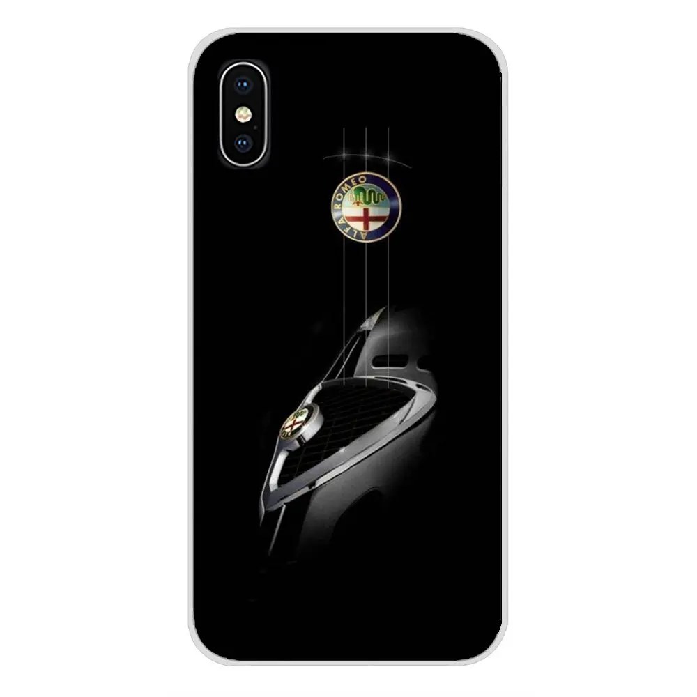 super car alfa romeo logo transparent soft shell cases for apple iphone x xr xs 11pro max 4s 5s 5c se 6s 7 8 plus ipod touch 5 6 free global shipping