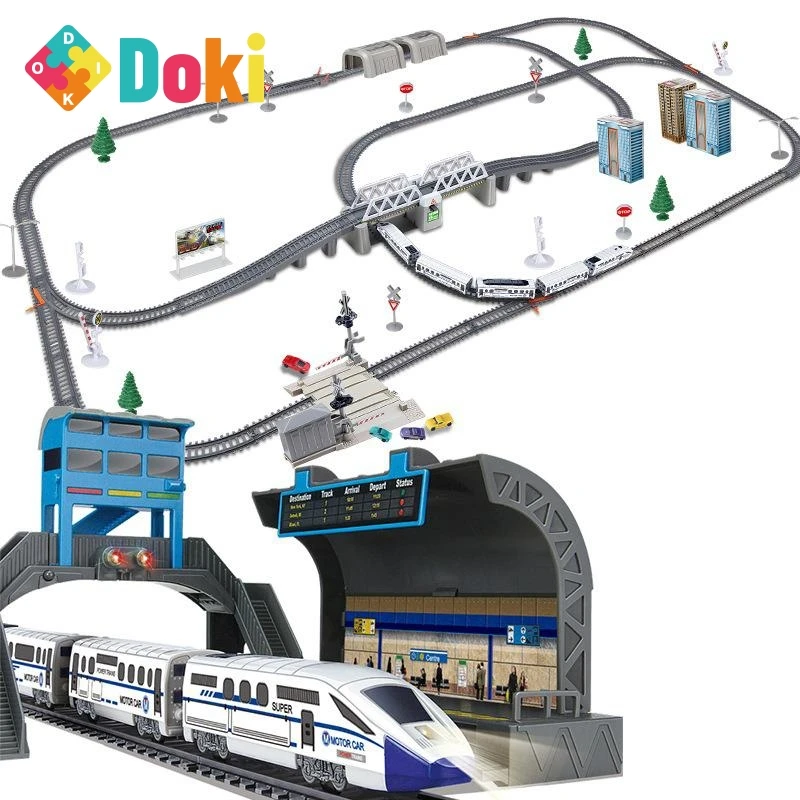 

Electric High Speed Railway Harmony Track Train Toy Boy Assemble Diy Train High Speed Rail Set Children's Birthday Christmas Toy