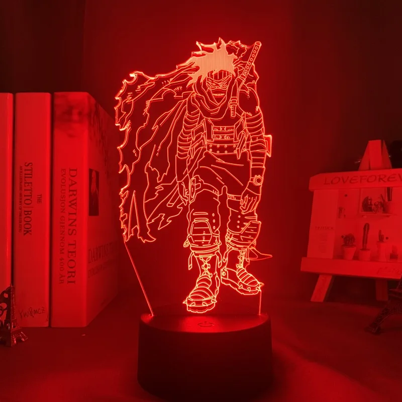 

СВЕТОДИОДНЫЙ ночник в стиле аниме «Моя геройская Академия», декоративная акриловая лампа для детской спальни, Многоцветный 3D ночник, подар...