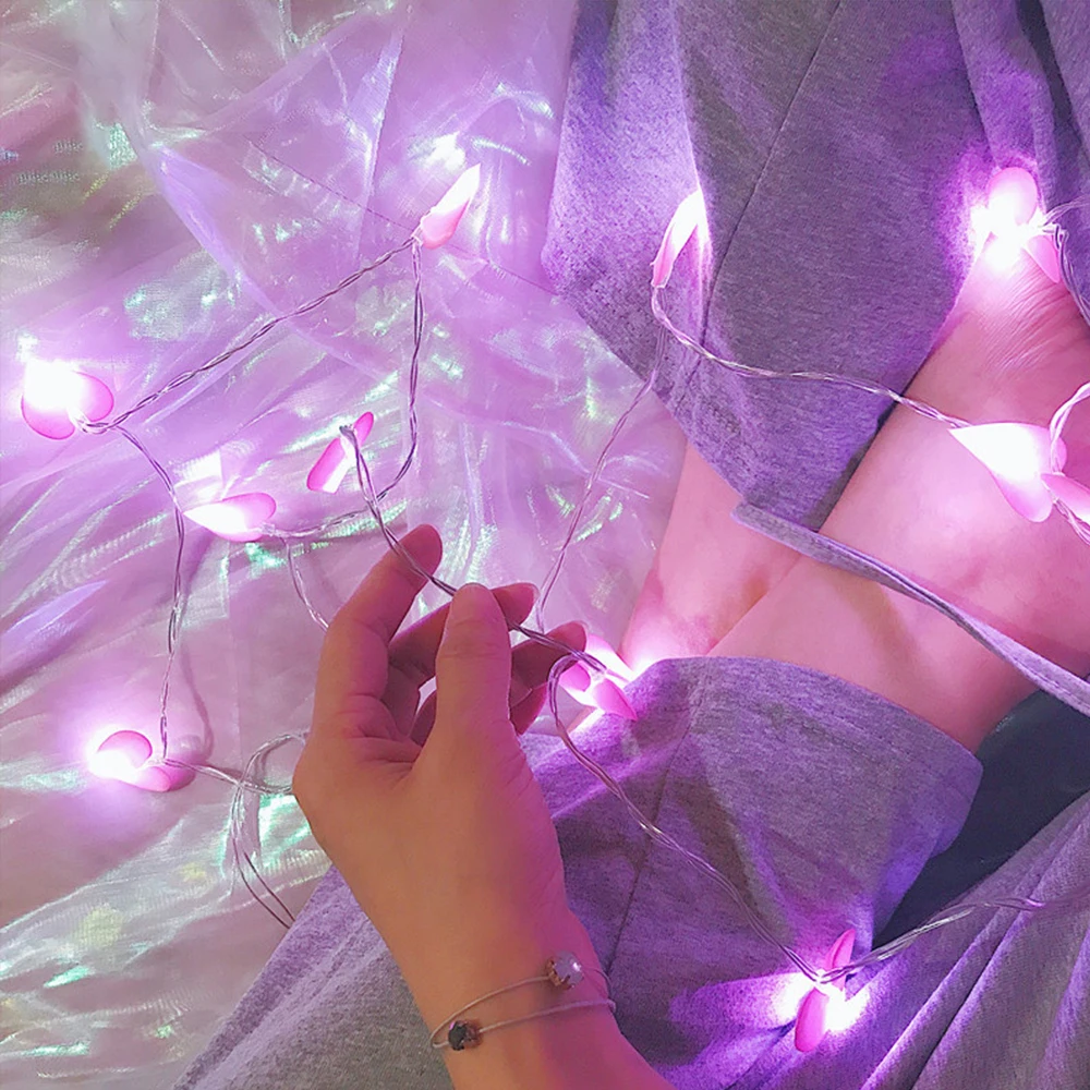 Светодиодная гирлянда из хлопка 1 5 м/3 м | Дом и сад