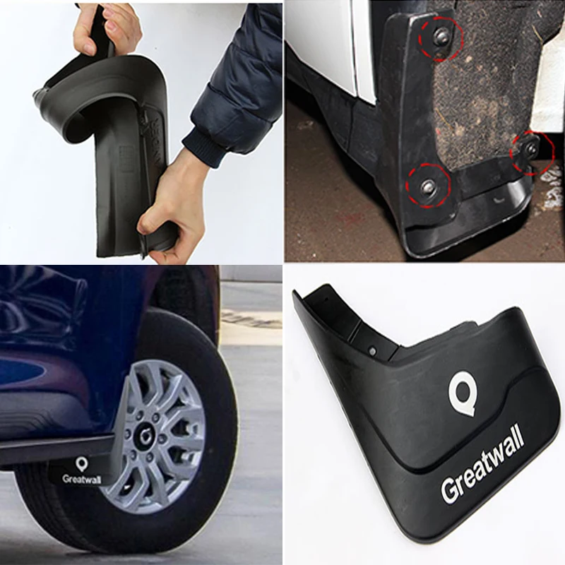 Наружные автомобильные четырехколесные Брызговики защитная наклейка для GWM Poer