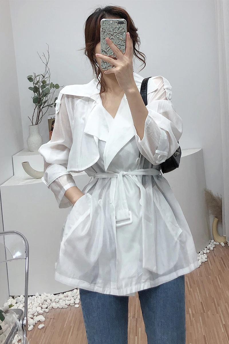 

Korean Style Fashionable Elegant Blouses Women's Long Sleeve Thin Sun Protection Shirt Female Loose Slim Casual Shirt Top
