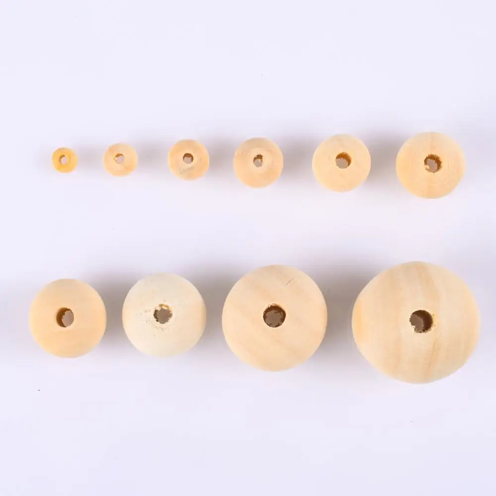 Бусины из натурального дерева для изготовления ювелирных изделий 6 30 мм|Бусины| |