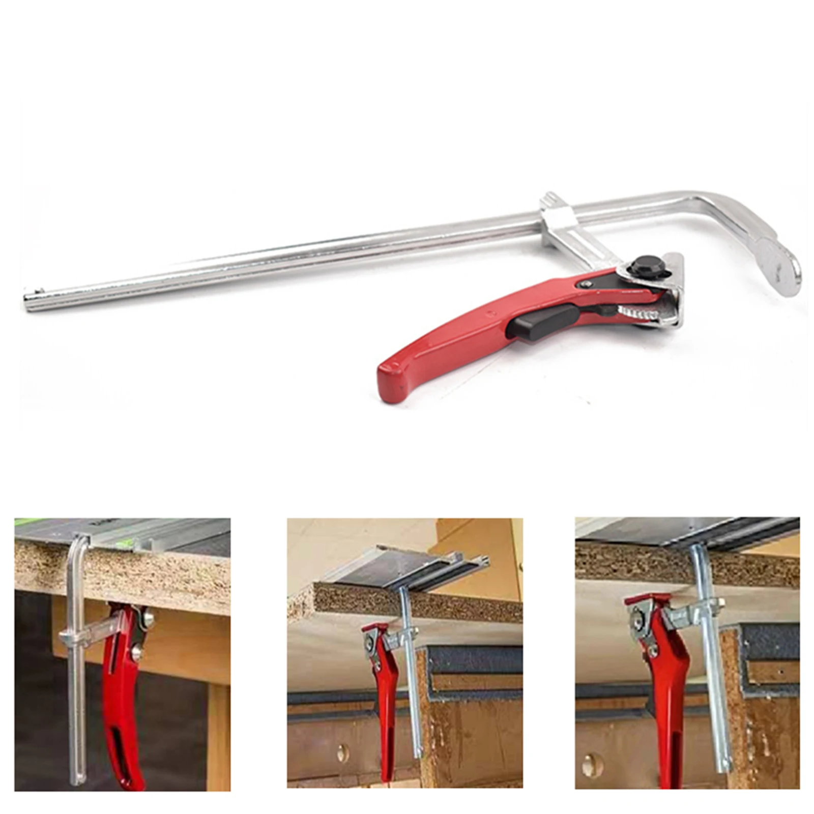 

Quick Release Ratchet Clamp Woodworking Carpenter Fixture Clamp