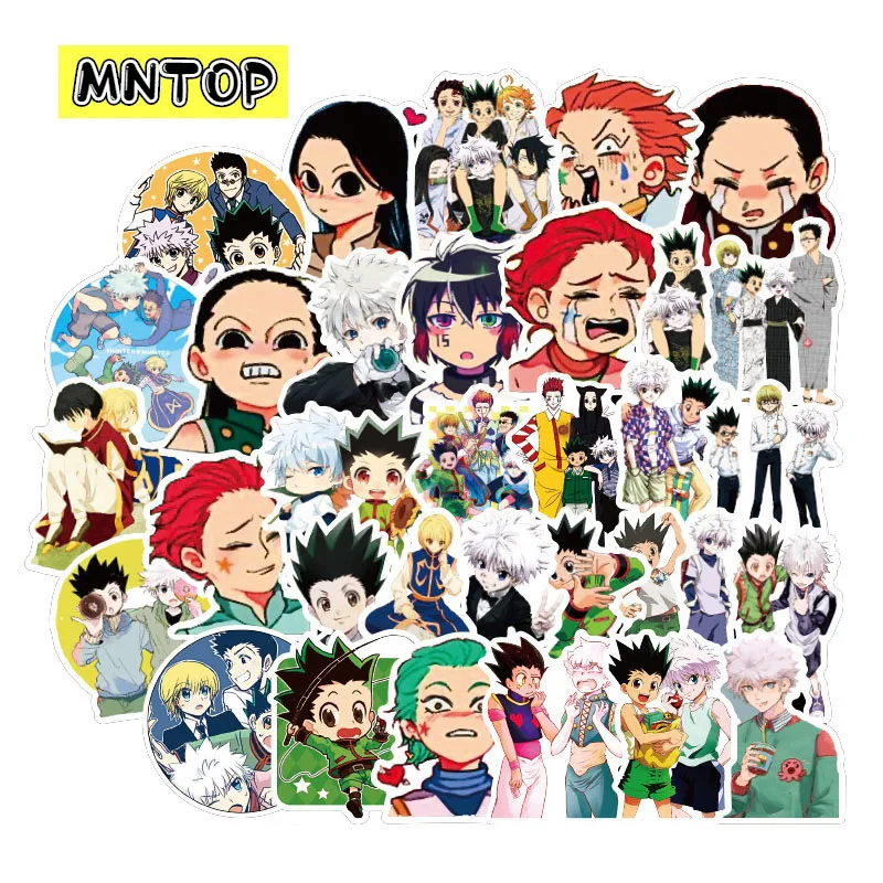 10/30/50pcs/pack HUNTER X HUNTER Japanese Anime Stickers For DIY Luggage Scrapbook Skateboard Laptop Mobile Phone Motorcycle