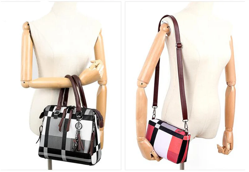 

New 4pcs/Set Women Composite Bags High Quality Ladies Handbags Female PU Leather Shoulder Messenger Bags Tote Bag Bolsa