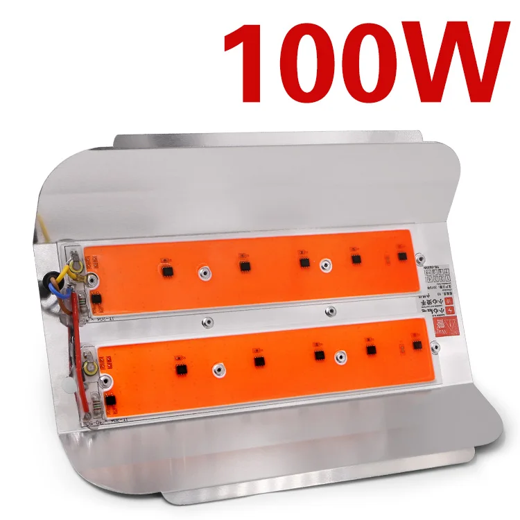 COB light 100W EnwYe 50 Вт 100 Вт растительный свет роста COB Светодиодный прожектор роста растений AC 220 В завод парниковый эффект; Выращивание растений без почвы прожектор - Испускаемый цвет: COB light 100W