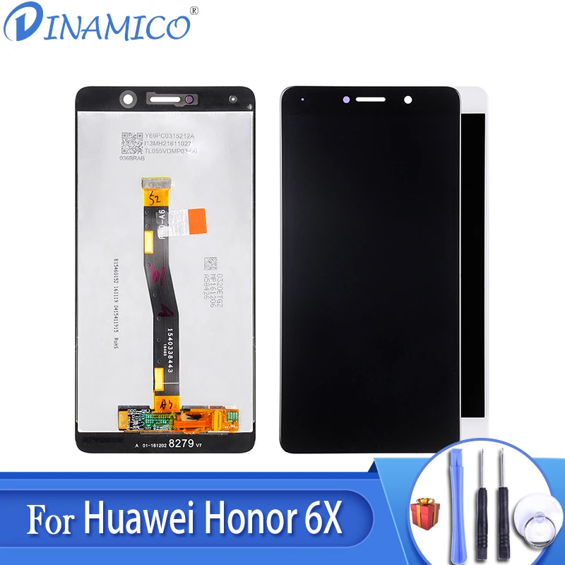 Dinamico GR5 Lcd для huawei Honor 6x Lcd дисплей BLN L24 AL10 L21 L22 дисплей кодирующий преобразователь сенсорного экрана в сборе 5,5 дюймов