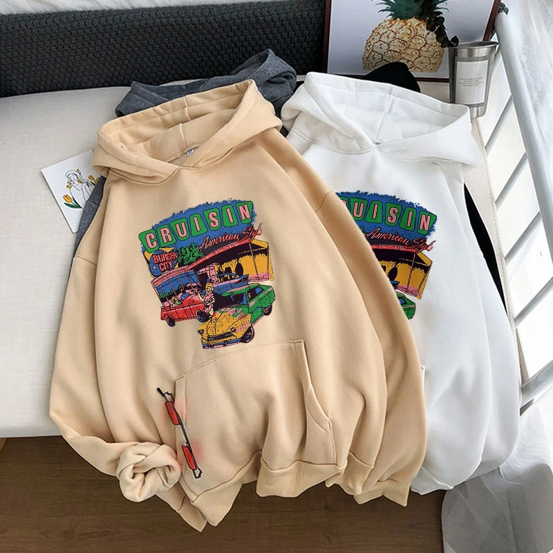 

Cruisin auto muster Hoodie, cartoon, retro, hip hop