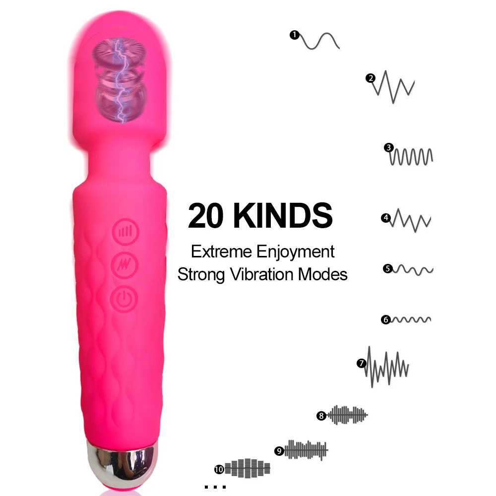 Мини-вибратор AV Magic Wand мощный женский интимные игрушки для женщин 18G Стимулятор
