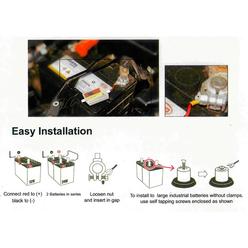 2A 200AH Lead Acid Batteries 12V 24V 36V 48V Battery Regenerator Auto Pulse Desulfator yellow | Электроника