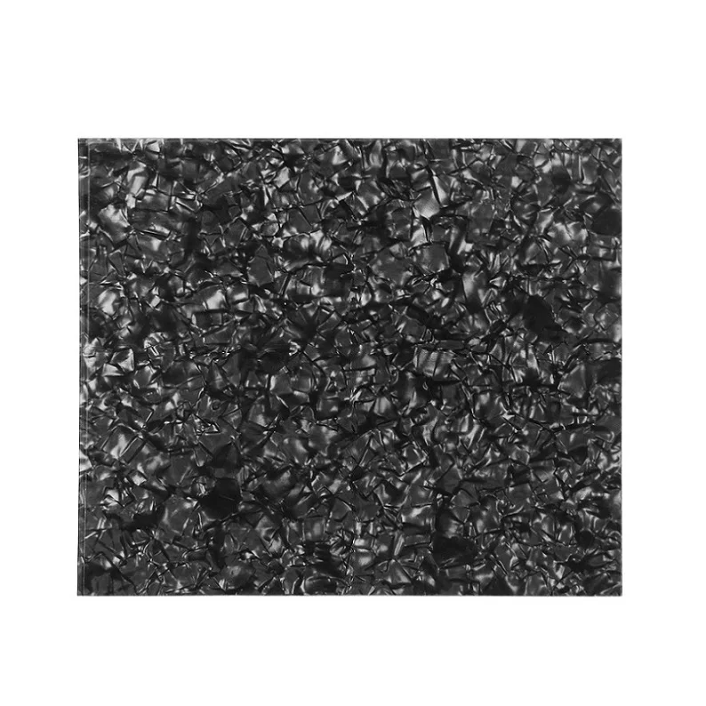 Black Pearl Color 1 шт Акустическая гитара накладка пустой лист самоклеющиеся царапины пластины 200*175*0,65 мм, доступно 6 цветов - Цвет: Black Pearl Color