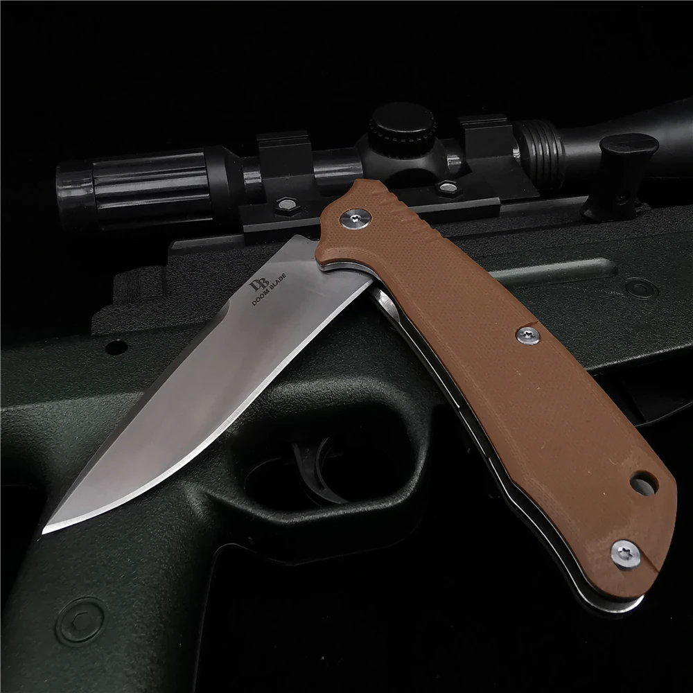 Нож DOOM BLADE D2 лезвие из высококачественной нержавеющей стали рукоятка G10 острый и