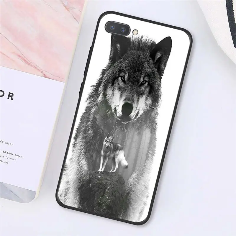 Классический классный хипстерский чехол Babaite с волком для телефона Huawei Honor 8X 9 10 20