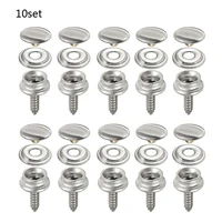 10 sets stainless steel tapping snap fastener kit tent marine yacht boat canvas cover tools sockets buttons
