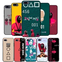 funny squid game phone case for honor 8a 10 10i 9 lite 5a 7a 8x 9x pro 20 7c 8c play cover coque